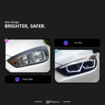 Headlight Retrofit for Ford Focus MK3 2012 2013 2014: LED Car Parts Headlight DRL Headlight Haed Projector - Cool White, Left + Right - Image 2