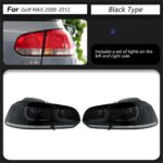 Upgrade for headlight assemblies on 2014-2017 Volkswagen Golf 7/7.5 models: Red/white dual-color LED daytime running lights. - Red, original xenon headlights. - Image 8