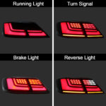 Hot-selling car parts: taillights, brake lights, and rear lights suitable for Toyota Land Cruiser 200/LC200 (2016-2020) - Smoke - Image 6