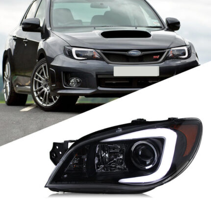 LCI RGB LED Headlight Assembly Retrofit Kit for BMW 3 Series E90/E91 2005-2012 - Blue, 2009-2012