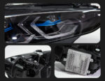 BMW 4 Series F32 upgraded with new G22 headlights, dual-beam laser lens headlights, LED headlights - 9-pin - Image 4