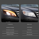 Wholesale used car headlights suitable for Mercedes CLA C117 W117 2013-2016 models, D1S xenon HID left and right assemblies, A1179066300 A1179066400 - Image 3