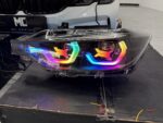 New RGB color-changing DRL daytime running lights for 3 Series F30-F35 2012-2018 models, app-controlled 12V LED, plug and play - cool white. - Image 2