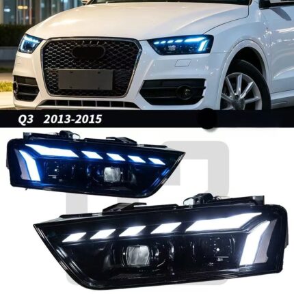 Suitable for 2013-2020 Audi A3 models. Equipped with 25th generation LED taillights for smooth turn signal illumination. High brightness. - Original LED taillights for 2017-2020 models.