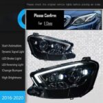 Suitable for Mercedes-Benz GLA 16-20 and Mercedes-Benz X156 models, equipped with the latest aftermarket LED headlight lenses - compatible with original halogen bulbs. - Image 8