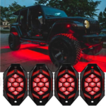 RGB LED Wheel Ring Light Kit 12V 16.7M Color APP Remote Control Follow-up Sequential Turn Signals Suitable for SUVs, Trucks, Off-road Vehicles - RB格 - Image 3