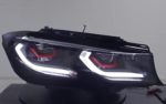 Upgraded tri-color LED headlights for BMW G30 G38 2018-2022, dual-color (white, yellow, amber) DRL plug-and-play - tri-color - Image 2