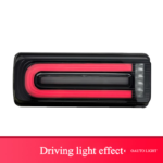For Mercedes-Benz intelligent taillight assemblies manufactured between 2015 and 2019, retrofitting with EQ-style LED daytime running lights and brake lights. - Intelligent QE taillights, smoked black lens (single side). - Image 3