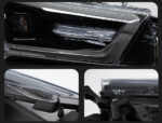 LED headlight assembly for Ford F150 2015-2017 models, 140W sequential turn signals, DRL dual LED projector plug and play - Cool White - Image 3