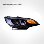 Specifically designed for Honda Accord headlight assemblies (2008-2013 models, 8th generation), featuring upgraded LED daytime running lights and sequential turn signals - cool white. - Image 3