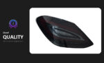 Headlight assembly upgrade for 2016-2023 Mercedes-Benz E-Class W213 vehicles, including LED daytime running lights and turn signals - 2021-2023 - Image 4
