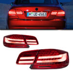 DBH 12V LED taillights for 3 Series F30/F35 - Clear rear LED lights with sequential turn signals and brake lights.