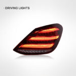 The all-new 2013-2019 Mercedes-Benz GLA W177 has been upgraded from the base model to the high-end model with red LED butterfly taillights - Red, Butterfly Full LED Taillight Assembly (Single Side). - Image 4