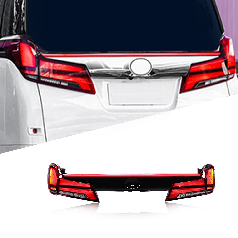H63af6997c77f4f4d977e6dcf1711705b1 Toyota Corolla 2007-2010 LED Taillight Assembly, LED Daytime Running Lights, Brake Lights, Turn Signals, Rear Lights - Automotive Lighting Accessories - Black - Image 1