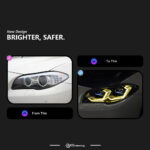 DBH's new RGB 7-color V2 IKON style daytime running lights and LED headlights are suitable for BMW 4 Series F32/F33/F36/F80/F82 M3/M4 - 7-cool - Image 2