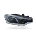 Headlight assembly suitable for BMW 3 Series F30 F35 2012-2018 models, blue-eye LED DRL sequential turn signals, Bi-LED projector - HID xenon, suitable for halogen lamps. - Image 4