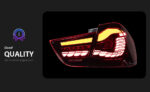This is a plug-and-play smoked dual-color LED projection headlight assembly suitable for 2023-2025 BMW 3 Series G20/G28 models. It is compatible with original low-spec models. - Image 3
