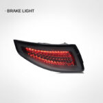Taillight assembly upgrade for Porsche Panamera 970.2 2014-2016 models, featuring LED sequential turn signals and dynamic lights, plug and play - red or black. - Image 3