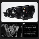 Dual-lens upgrade kit for 2009-2012 Volkswagen Golf 6 headlight assemblies (12V 6000 lumens 3000K LEDs) - Black, Right-hand drive - Image 4