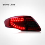 Toyota Prado (Land Cruiser 120) 2003-2009 model LED taillight assembly, LED daytime running lights and dynamic sequential turn signals - Black - Image 4