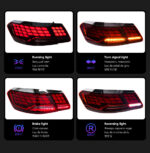 Suitable for 2013-2018 Mercedes-Benz A-Class (W176 model) LED taillights, including dynamic turn signals. - Original LED/2016-2018 - Image 4
