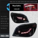 Suitable for 2007-2013 BMW X5 E70 headlight assemblies, for retrofitting with LED lenses, arrow daytime running lights, and LED turn signals - Cool White - Image 7