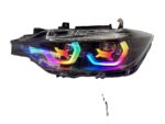 Upgraded custom color-adaptive LED headlights, compatible with BMW E92 E93 2007-2010, and LCI predecessor models' DRL sequential turn signals - plug and play - left/right, E92/E93 2010-2013 projector bulbs. - Image 2