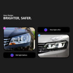 Upgraded to Golf 8 style LED daytime running lights and sequential turn signals - red, suitable for Volkswagen Golf 6 GTI R20 taillight assembly. - Image 2
