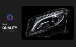 High-end LED lenses for headlight assemblies of 2015-2019 Mercedes-Benz W156 GLA models - compatible with original halogen headlights. - Image 3