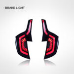Suitable for 2007-2011 models, 12V 55W headlight assembly retrofit with LED daytime running lights and turn signals, dual lenses - white; CRV LED lens headlights - single side. - Image 4