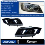 Factory direct sales of LED taillights suitable for 2007-2013 BMW X5 E70 LED taillights, G05 design turn signals - cool white, right side. - Image 5