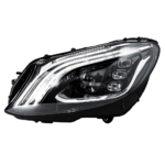 Headlight assembly upgrade for 2015-2021 Mercedes-Benz C-Class W205 Maybach models with LED projector daytime running lights - 2019-2021 - Image 2