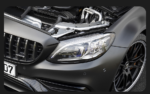 Headlight assembly upgrade for 2015-2021 Mercedes-Benz C-Class W205 Maybach models with LED projector daytime running lights - 2019-2021 - Image 2