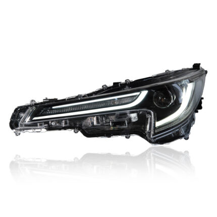 LED triple-projection headlight assembly, suitable for upgrading Toyota Land Cruiser models 2008-2015 - Natural White