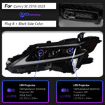 Upgraded LED headlights for Toyota Tundra XK50 2014-2021, dual LED projector DRL sequential turn signals with smoked housing. - Image 7