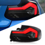 Suitable for 3 Series F30/F35 ABS taillight assembly 320/328 LED blacked-out sequential turn signals in red - LED taillights with sequential turn signals for 2013-2018 models, black. - Image 7