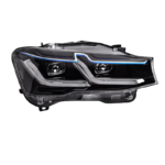 Suitable for headlight assembly lenses and LED light strips (yellow and white dual-color) on 2013-2018 BMW 3 Series F30 and F35 models - Original LED lights - Image 4