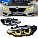 Brand new WLJ taillight assembly for 3 Series E90 (2005-2012) with LED driving lights and turn signals, suitable for 320i/325 modification/upgrade - single piece price; minimum order 2 pieces; sold in pairs. Available in black and red versions for 2009-2012 models.