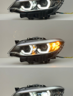 LED continuous turn signal headlight assembly upgrade suitable for 2005-2012 BMW 3 Series E90 vehicles - original xenon headlights. - Image 3