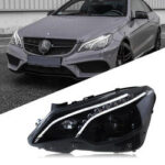 New red LED taillights, brake lights, and turn signals for Mercedes-Benz S-Class Coupe W217 model - LED taillights - black finish - single side. - Image 7