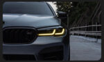 Suitable for upgrading BMW 1 Series F20 2012/2014 headlight assemblies with square LED lenses, including 6000K daytime running lights (12V, dual-mount), compatible with original xenon headlights. - Image 6