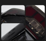 New red 12V RGB style full LED taillights and rear spoiler lights for SE LE sedans - red, green, and blue. - Image 5