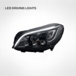For..., ... 2007-2010 Mercedes-Benz C-Class W204 Maybach LED daytime running lights and headlight assembly modification 12V - white, 2007-2010 C-Class Maybach headlight - single unit - Image 2