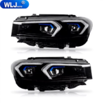 LED headlight assembly for BMW 3 Series GT F34, LED upgrade headlight replacement part, original matching replacement part - single unit