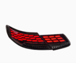 Suitable for 2009-2015 Mercedes-Benz E-Class W212 taillight assembly upgrade with red LED dragon scale sequential turn signals - red; 2013-2015 E-Class taillight assembly - single side. - Image 7