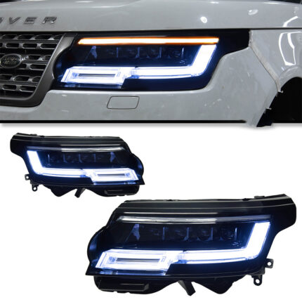 Q5 Headlights 2009-2018 Audi HID Xenon Lamp Assembly Headlights OEM Parts European Version Car Front Lighting - Cool White, Left + Right