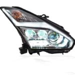 Taillight assembly for Nissan Navara D40 2005-2014 models, upgrade with LED sequential turn signals, brake lights, and reverse lights - plug and play - smoked, left side. - Image 3