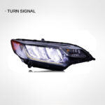 Specifically designed for Honda Accord headlight assemblies (2008-2013 models, 8th generation), featuring upgraded LED daytime running lights and sequential turn signals - cool white. - Image 4