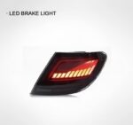Suitable for 2015-2021 Mercedes-Benz C-Class OLIVER red taillight assembly W205, modified with devil eye LED daytime running lights and flowing turn signals - C-Class W205 devil eye taillight assembly - single side - Image 5