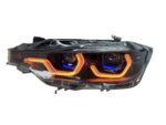 Customized RGB 7-color DRL sequential turn signals and Bi-LED projector for BMW 3 Series F30 F35 2012-2018 models - Seven Colors. - Image 2